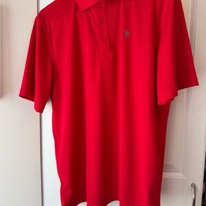 Ariat Men's Bright Red Performance Polo